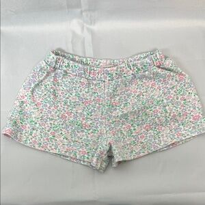 The Beaufort Bonnet Company floral knit pull on shorts size 2T